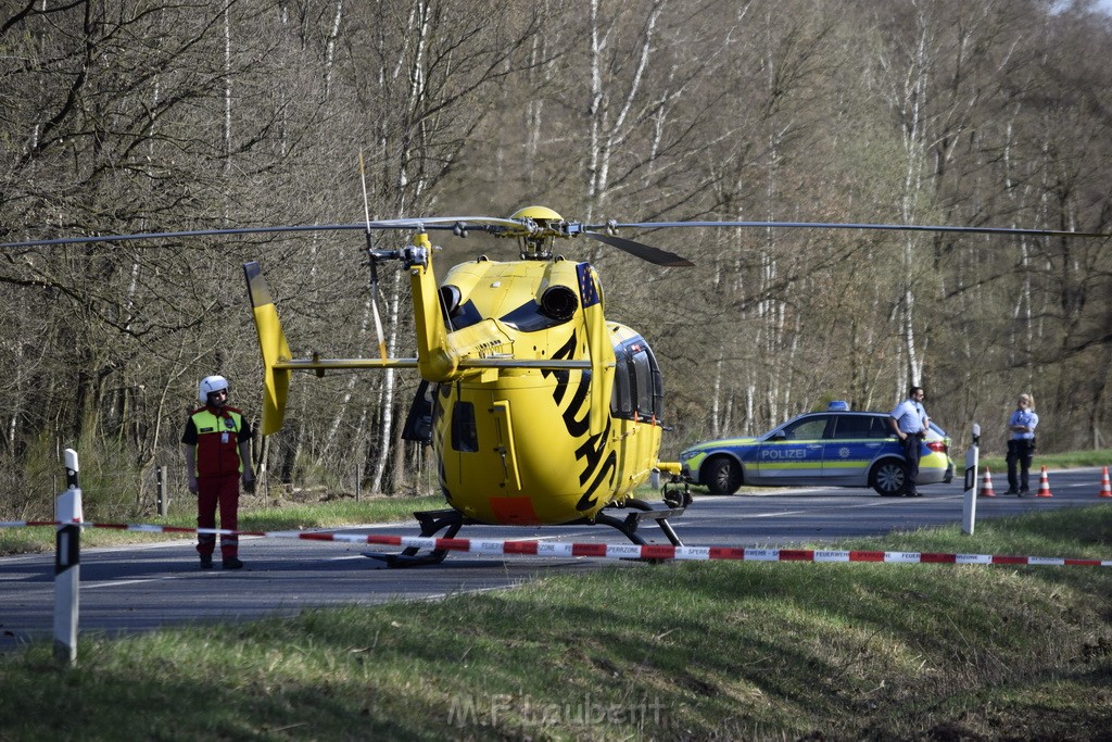 Schwerer VU Krad Fahrrad Koeln Porz Alte Koelnerstr P102.JPG - Miklos Laubert